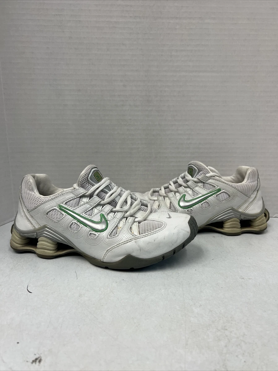 Nike Shox Stability Bridge White Green 2005 Size 7 Used 312019 101
