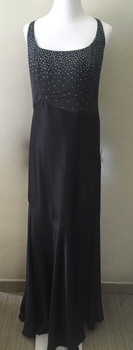 Silk Evening Gown Prom Dress Swarovski 