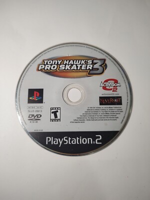 Tony Hawk's Pro Skater 3 (Sony PlayStation 2, 2002) - Loose