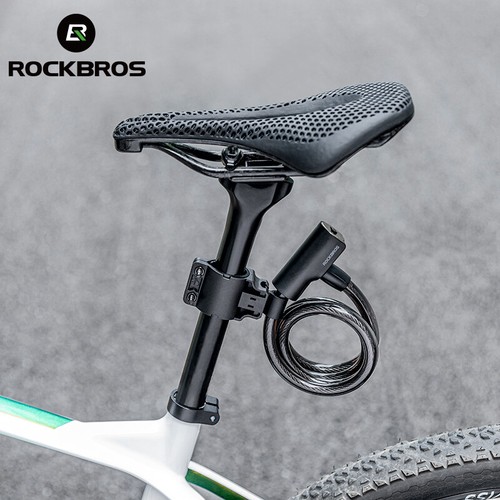 ROCKBROS Bike Lock Motorcycle Folding Lock Mountain Bike Fingerprint Smart Lock - Picture 21 of 26