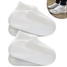 Waterproof Shoe Covers 2 Pairs,Rain Shoe Covers Reusable Silicone Non Slip Sh...