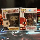 Funko Pop! Vinyl The Flash and General Zod DC #401- 1335 Lot Of 2