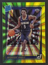 2021-22 Donruss - Rated Rookie Herbert Jones #207 Holo Green & Yellow Laser