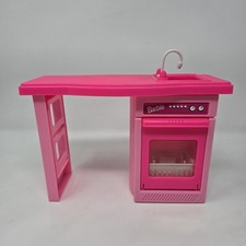 Vintage 1994 Barbie So Much to Do Kitchen Sink Dishwasher Combo