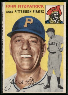 1954 Topps #213 John Fitzpatrick EX/EX-MT