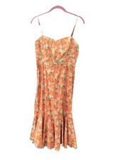 New W/O Tags JCrew Ruffle Hem Midi Dress Liberty Art Josephine Floral K7808 $248