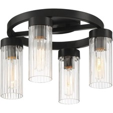 Designers Fountain 95011-IG Braden Semi-Flush Mount Iron Graphite