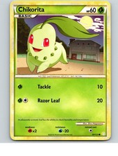 Chikorita 59/123 Common HeartGold & SoulSilver Pokemon Heavily Played on eBay