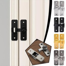 Aluminum Alloy Sliding Door Lock Barn Door Latch Lock Gate Lock for Security