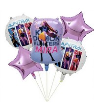 K-Pop Hunters Inspired Foil Balloons Set   An...
