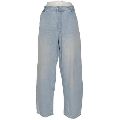 Bershka, Jeans, Größe: 36, Blau, Baumwolle, Einfarbig, Denim, Damen #eNM