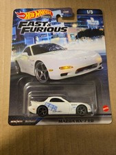 Hot Wheels Fast And Furious Mazda Rx-7 Fd  White