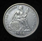 1886 Seated Liberty Dime * Beautiful Details * Lovely Eye Appeal * 5804