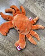 Ty Beanie Buddy Digger The Orange Crab Excellent Condition With Tags