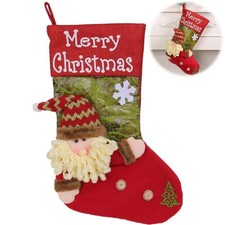 Christmas Stockings Candy Bag Sock Santa Xmas Holiday Decor C8A8 R8G2 Y8C1 P5G2