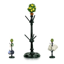 Cast Iron Tree-Shaped Mug Holder – Rustic Coffee Cup Stand with Pear Topper –...