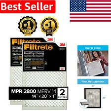 14x20x1 MERV 14 Air Filter - 3- Ultrafine Particle Capture