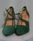 Coleter green suede look high heel pumps for women size 10.5 new nb — photo 2