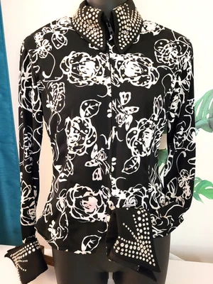 CONNIE'S WESTERN PLEASURE SHOW SHIRT JACKET HORSEMANSHIP SHOWMANSHIP HORSE... - Photo 1/4