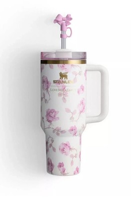 Stanley X Love Shack Fancy Rosa Limited Edition 40 oz Quencher Tumbler, Gift Box