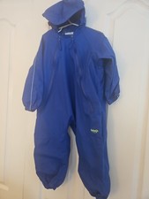 Splashy Blue Waterproof One Piece Rainsuits and MudStopper Coveralls Kid 3 Years