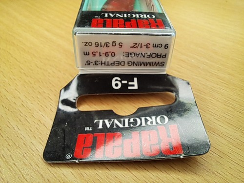 Rapala F-9 F09 SPC Spotted Copper Original Schwimmköder.  Auslaufmodell. - Bild 9 von 12