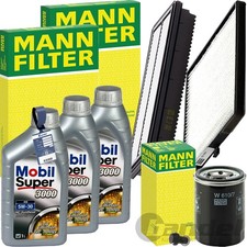 MANN INSPEKTIONSPAKET+MOBIL 5W-30 ÖL passend für HYUNDAI i10 II  BA IA 	1.0+1.2