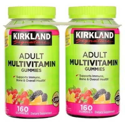 Adult Multivitamin Gummies 320 Ct,Essential Vitamins & Natural Flavor,Exp:06/26 