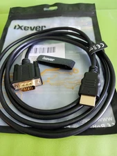 HDMI to VGA Cable Adapter Converter for HDTV PC Desktop Monitor Laptop 4K Video