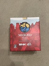 Limited Edition Christmas Neo Geo Mini Console 40th Anniversary Brand New