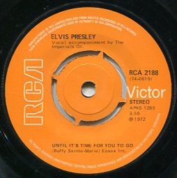 Elvis Presley - Until It's Time For You To Go (7'', Single, Pus)