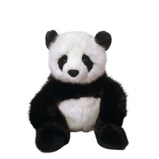 Juguete Douglas Cuddle Oso Panda Peluche Animal Negro Blanco Realista 12 pulgadas