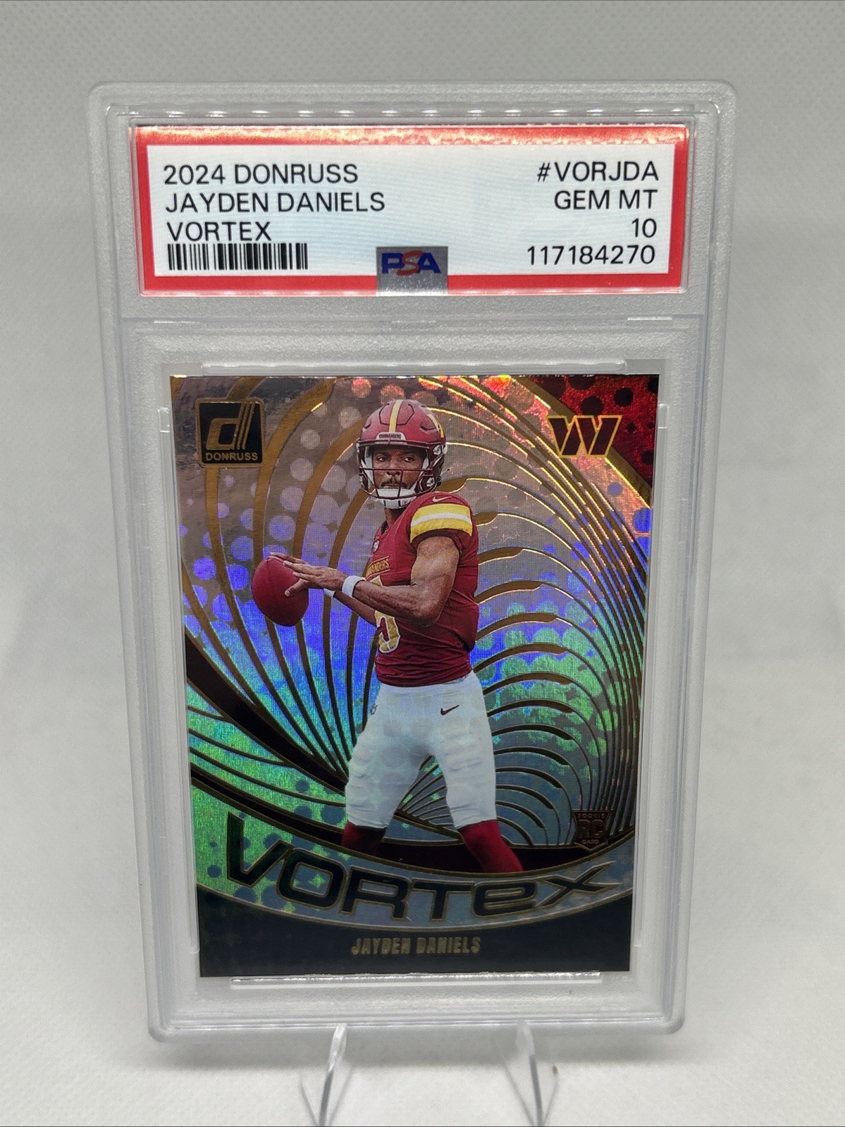 Jayden Daniels Panini Donruss Vortex #VORJDA Base