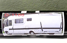 Motorhome Vinyl Stripes Graphic Black Sticker Decals Rv 3 Panels 6 12 W X 5 L