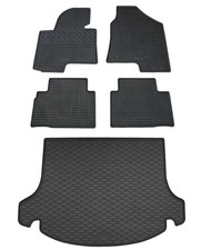 Gummi Fußmatten Kofferraumwanne für Kia Sportage 3 SL 2010-2015 Set Gummimatten