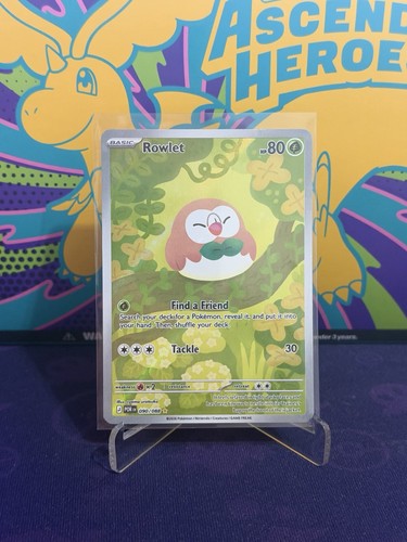 Rowlet 090/088 Illustration Rare Perfect Order Pokemon Card Near Mint