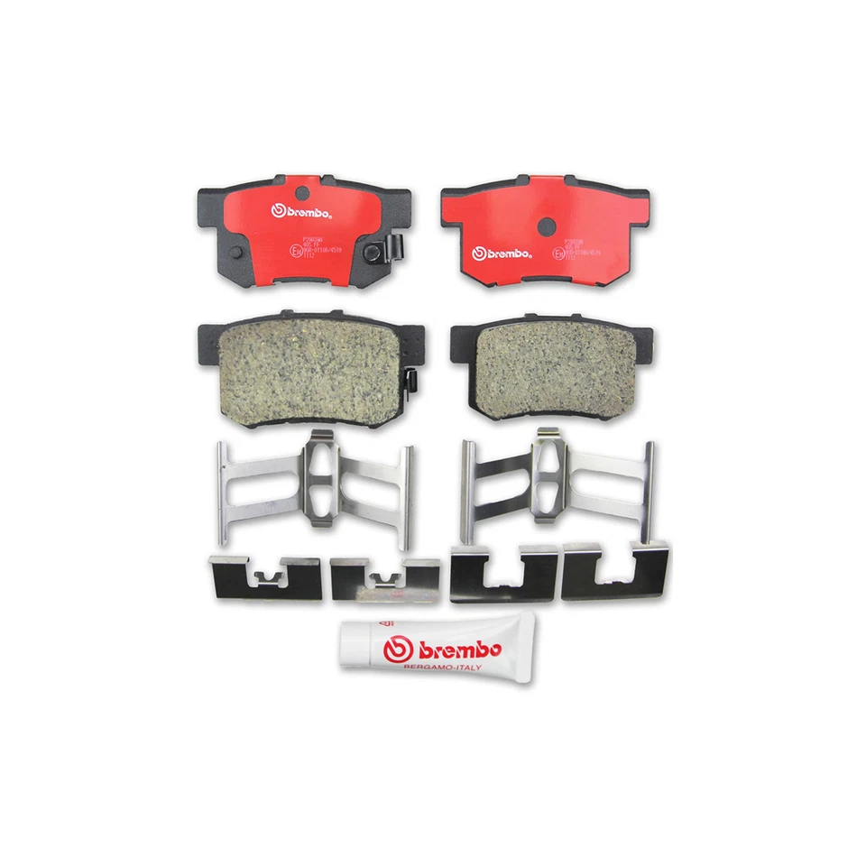 Brembo Front and Rear Disc Brake Rotors Ceramic Brake Pads for 2006 Lexus GX470 - Image 3 of 4