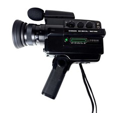 Chinon 40 SM XL Super 8 Sound Movie Camera w/ Mic Power On Zoom Works Japan