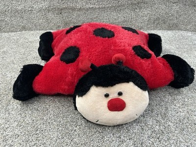 Kellytoy Pillow Chums Ladybug Dolly Plush Folding Pillow Red Black