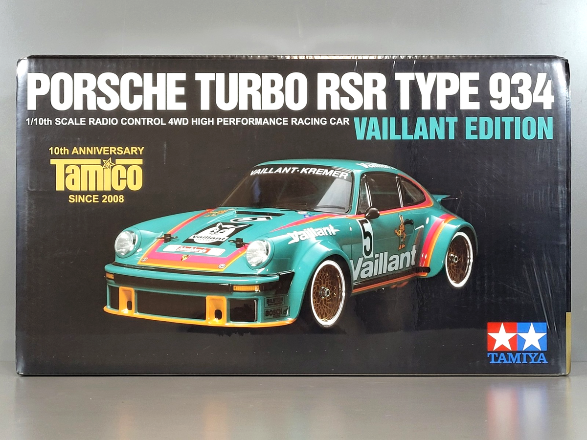 し*ん様 Tamiya Porsche Turbo RSR Type 934 ブ Rare Tamiya 1/10 RC Porsche Turbo RSR Type 934 Vaillant Edition