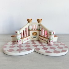 Cherished Teddies Display Sweetheart Ball Dance Floor Staircase 1995 Retired