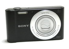 SONY DSC W810 CYBERSHOT NOIR 20.1 MP APPAREIL PHOTO NUMERIQUE CM 4 GO ZOOM FLASH