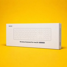 SODI Wireless Keyboard for macOS Bluetooth Rechargeable Full Size Numeric Keypad