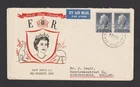 AUSTRALIA FDC 1955 QE2 1/- ½d ADDRESSED TO HOLLAND