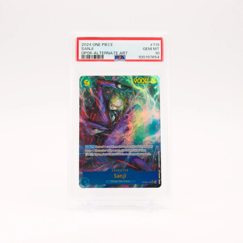 Sanji (Alternate Art) graded PSA 10 for sale on eBay