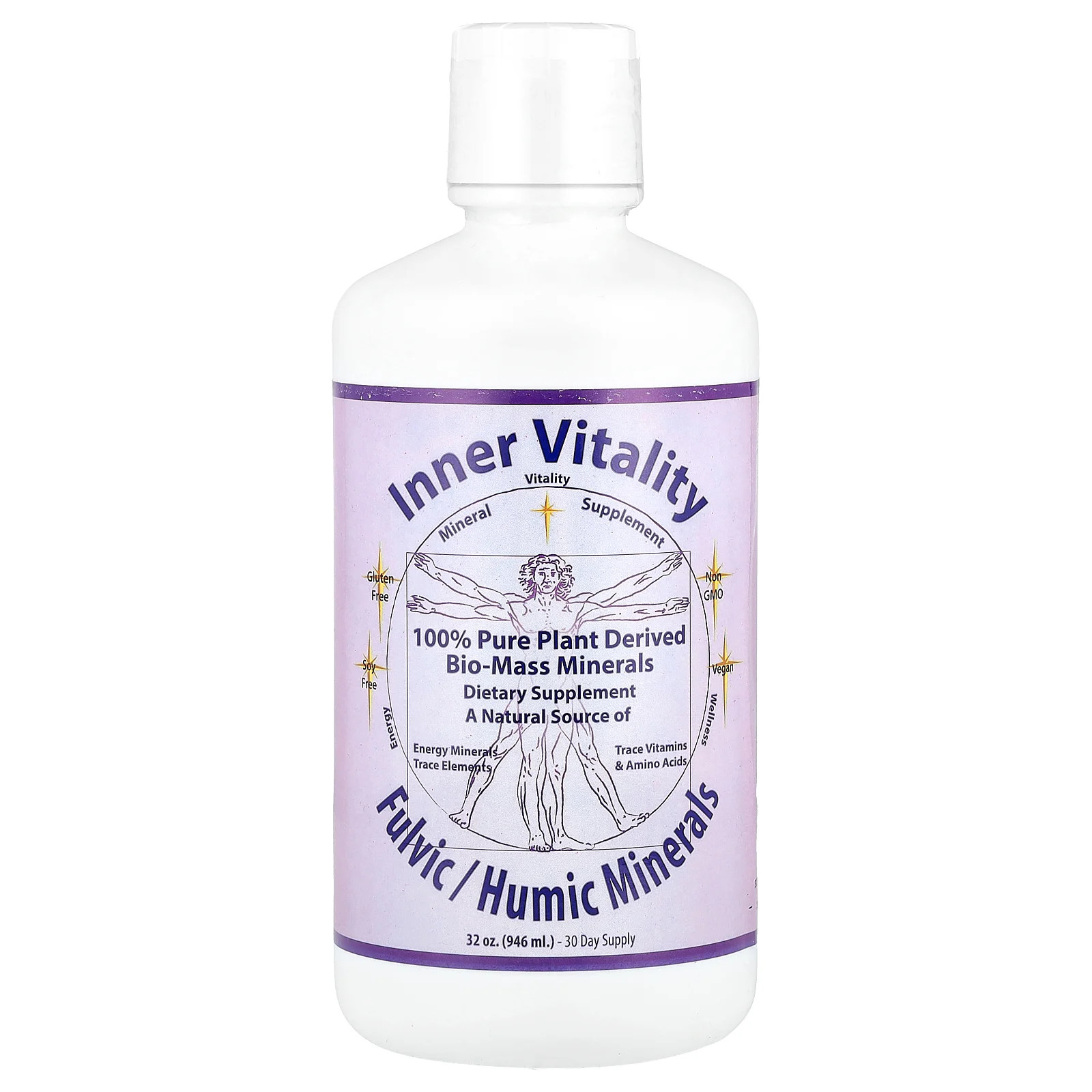 Inner Vitality Фульвовыегуми минералы 32 унции 946 мл 4290₽