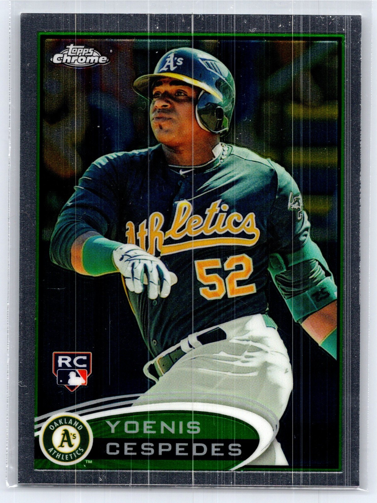 2012 Topps Chrome - Yoenis Cespedes (RC) Rookie Card #180