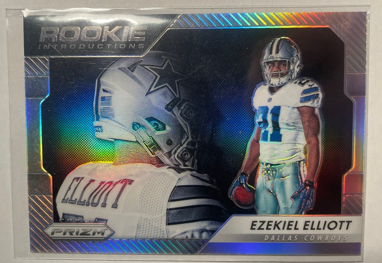 2016 Panini Prizm Rookie Introduction Silver Prizm #4 Ezekiel Elliott RC