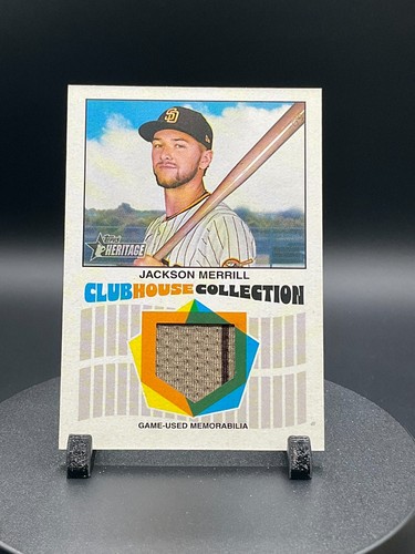 2026 Topps Heritage Clubhouse Collection Game-Used Jersey Jackson Merrill