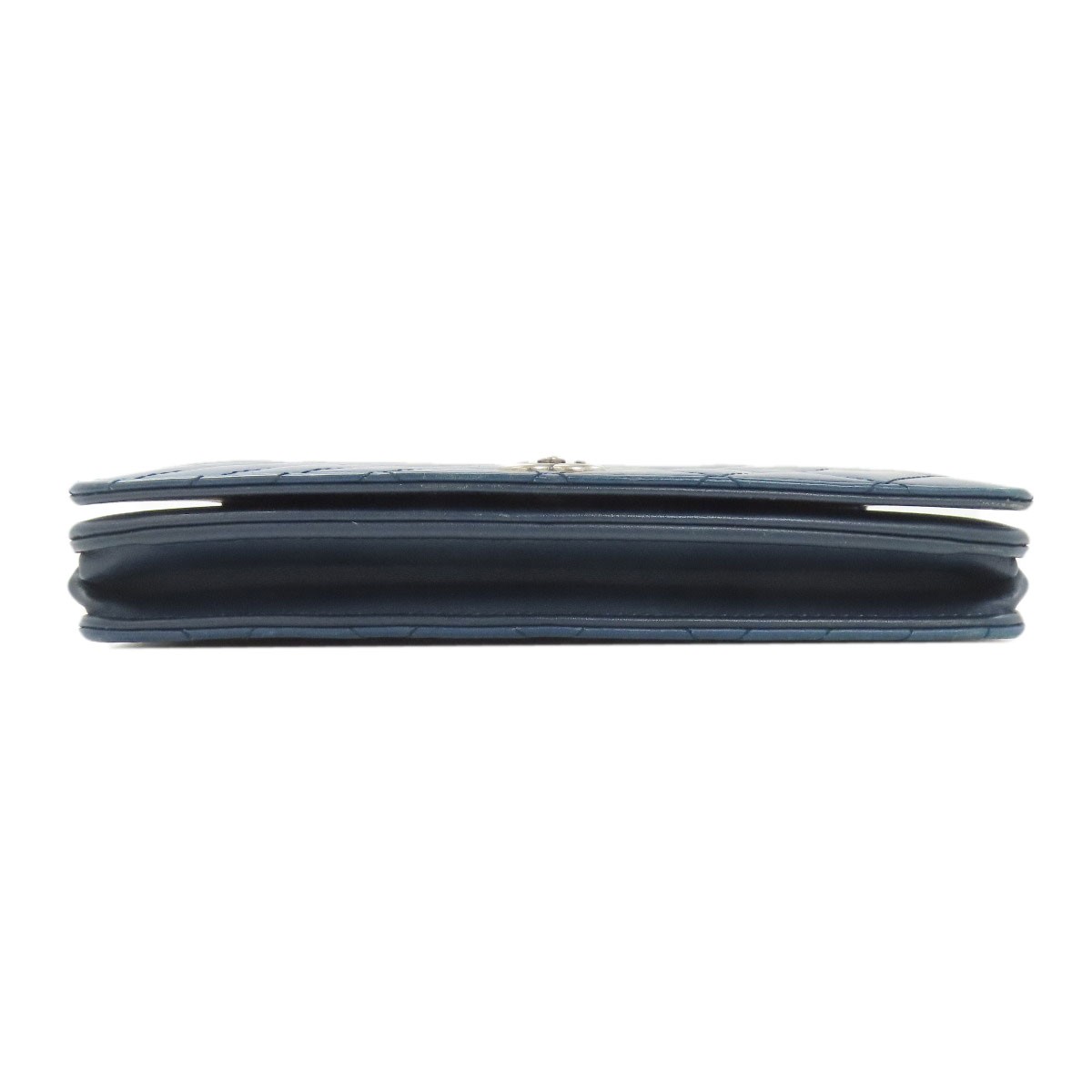 CHANEL COCO Matelasse Long Wallet with Coin Pocket & Silver Hardware image 4